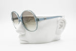 Renato Balestra NOS sunglasses RB 1009-520 big oversize 60s style, pale azure acetate, New Old Stock