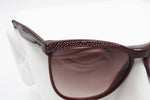 Menrad made in Germany, Vintage NOS sunglasses cat eye wine red/violet, New Old Stock