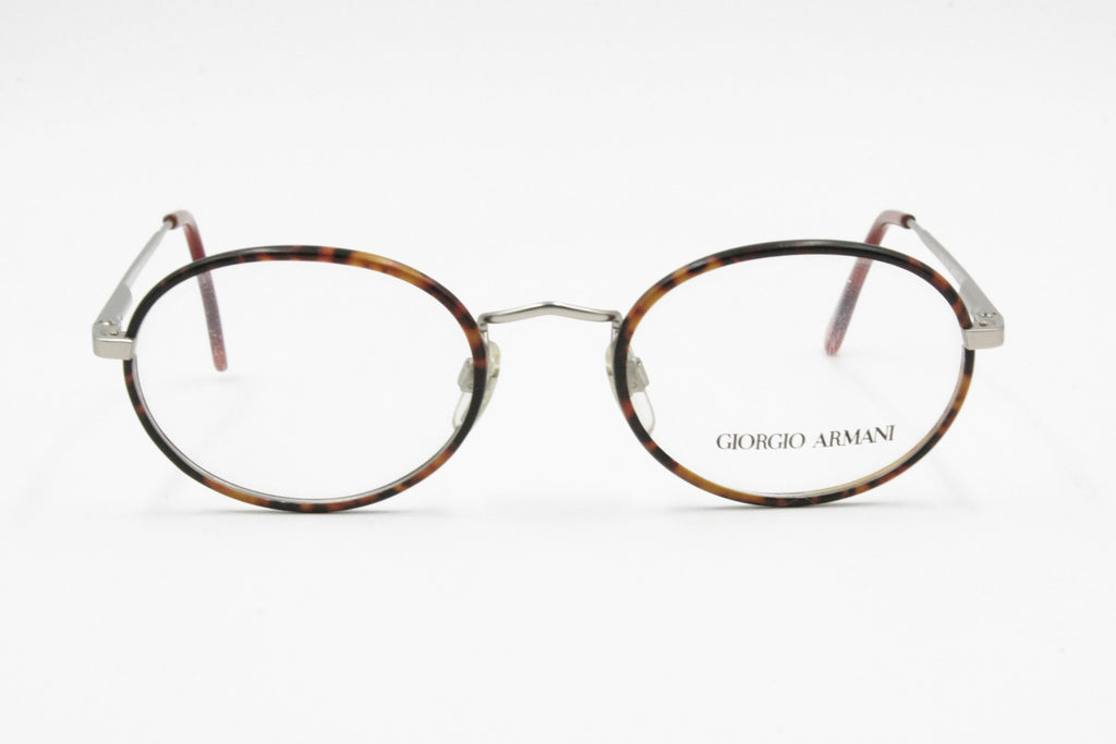 Oval Glasses in Black - Giorgio Armani