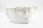 Diego Della Palma mod. 31 Vintage eyeglasses glasses frame golden half lunettes, New Old Stock 1980s