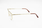 Diego Della Palma mod. 31 Vintage eyeglasses glasses frame golden half lunettes, New Old Stock 1980s