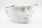 Beau Monde mod. Beaufort eyeglasses frame rimless made in Japan, golden chiseled rimless, New Old Stock 80s
