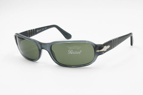 Persol 2598-S vintage sunglasses, little rectangular squared with semitransparent acetate, New Old Stock