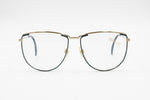 Silhouette M 6078 20 oversize oval eyeglasses eyewear frame, Golden & Blue, Made in Austria, New Old Stock 1980s