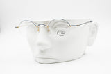 Vintage Flair Top Ten 563 703 high design modernist eyeglasses frame, little round blue & Gold, new Old Stock 1990s