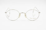 Rare collectable Beau Monde steampunk silver eyeglasses frame with sunny spring clip removible, luxury New Old Stock