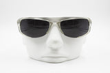 Mandarina Duck by Visibilia MD 45011 832 deadstock sunglasses half mask, clear frontal acetate & Silver metallic arms, Deadstock
