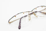 Flair Titan Nickel free Jet Set 699 Eyeglasses frame sunglasses frame, Violet colorfull half rimmed, New Old Stock