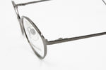 Gunmetal reflective Emporio Armani eyeglasses frame 102 1115, Vintage 90s, Slim metal, New Old Stock