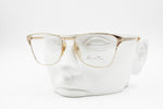 America mod. 1 Made in Italy, wayfarer frame squared golden with inlays, New Old Stock 1960s