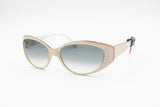 Iconic 1980s sunglasses vintage SAFILO mod. BALI 245, cream and pink rose multilayer, New Old Stock