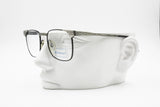 Wayfarer Eyeglasses frame Black & Silver, finely chiseled, FREEDOM 744-71 made in Italy, Nos 1970s