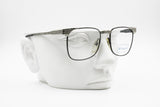 Wayfarer Eyeglasses frame Black & Silver, finely chiseled, FREEDOM 744-71 made in Italy, Nos 1970s