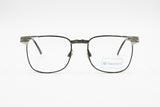 Wayfarer Eyeglasses frame Black & Silver, finely chiseled, FREEDOM 744-71 made in Italy, Nos 1970s