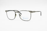 Wayfarer Eyeglasses frame Black & Silver, finely chiseled, FREEDOM 744-71 made in Italy, Nos 1970s