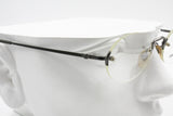 Emporio Armani Vintage Rx frame rimless eyeglasses, oval lenses, New Old Stock 1990s