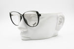 Vintage 1970s - 1980s Rodenstock Young Look 244 black & white cat eye frame, white eyebrows line, New Old Stock