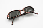 MODO eyewear mod. 1064 Vintage sunglasses tridimensional effect, bronze acetate, New Old Stock