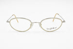 Byblos 682 3296-S  elegant womens eyeglasses frame, double rims cream color, New Old Stock 1990s