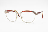 1960s REGIA Hand Made frame womens ladies, pale golden adorned hot tones, New Old Stock