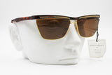 Chagall Vintage Sunglasses mod. LL2 022 Golden & Brown dappled, Square shades, New Old Stock 1980s