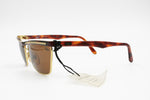 Chagall Vintage Sunglasses mod. LL2 022 Golden & Brown dappled, Square shades, New Old Stock 1980s