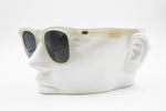 Opaque Semitransparent Wayfarer Sunglasses TOP GUN made in Italy, Vintage New Old Stock 1980s