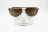 Luxottica sunglasses rare design mod. 7562 Golden plated 18k, Made in Italy, Vintage New Old Stock 1980s