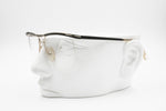 Vintage eyeglass half rimmed wired black & golden, EQUIPE VISTA 8931, Vtg New Old Stock 80s