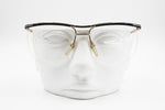 Vintage eyeglass half rimmed wired black & golden, EQUIPE VISTA 8931, Vtg New Old Stock 80s