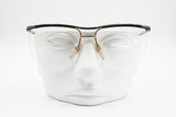 Vintage eyeglass half rimmed wired black & golden, EQUIPE VISTA 8931, Vtg New Old Stock 80s