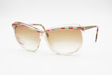 Funky Crazy Rodenstock Calypso Vintage Extreme Cat eye sunglasses rainbow, New Old Stock 1980s