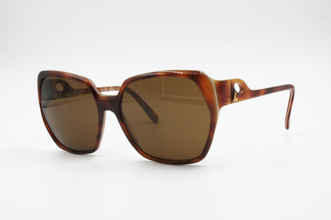 LOZZA mod. Kalua hexagonal Vintage Sunglasses oversize womens ladies, New Old Stock 1960s