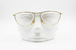 Diego Della Palma mod. 31 Vintage eyeglasses glasses frame golden half lunettes, New Old Stock 1980s