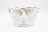 Diego Della Palma mod. 31 Vintage eyeglasses glasses frame golden half lunettes, New Old Stock 1980s