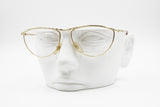 Diego Della Palma mod. 31 Vintage eyeglasses glasses frame golden half lunettes, New Old Stock 1980s