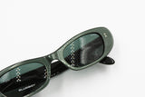 Blue Bay Safilo Vintage extended cat eye green/gray changing tone, rockabilly 50s style, NOS 1990s