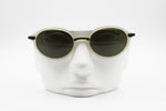 Oval vintage sunglasses shades white opaque & Black, LOOK mod. 114 , New Old Stock 1980s