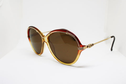 Authentic Christian Dior oversize vintage 70s sunglasses made in Austria multicolored , NOS