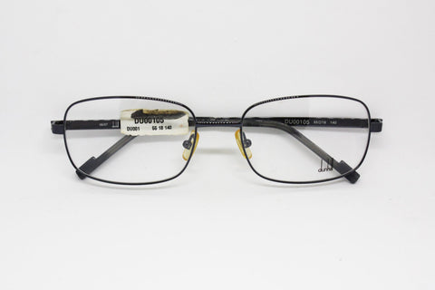 Classy frame DUNHILL mod. DU00105 reading glasses rectangular oval lenses metal matte effect, New old stock with tag on arm