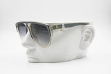 Aldo Navarro Vintage 70s grey & clear aviator sunglasses, Hand made in Italy, New Old Stock