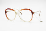 ESSILOR 1960s Women frame red tonalities & clear nose bridge, Made in France, New Old Stock 60s