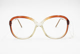 ESSILOR 1960s Women frame red tonalities & clear nose bridge, Made in France, New Old Stock 60s