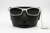 Crazy sunglasses white & black X JAZZ made in italy, Vintage 90s sunglasses, New Old Stock