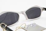 Crazy sunglasses white & black X JAZZ made in italy, Vintage 90s sunglasses, New Old Stock