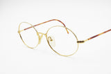 VOYAGER by TREVI Golden round Vintage eyeglass frame, Elengant & classic, New Old Stock 1980s