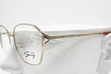 Genny Made in Italy Vintage glasses frame trapezoidal rims, Rope detailled, New Old Stock