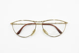 Diego Della Palma mod. 31 Vintage eyeglasses glasses frame golden half lunettes, New Old Stock 1980s