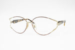 Paco Rabanne Paris Vintage eyeglasses frame, Oval womens large with design lugs, New Old Stock 1980s