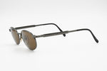 Jean Paul Gaultier Junior 57 - 3175 Vintage sunglasses, Gunmetal frame brown lenses, New Old Stock